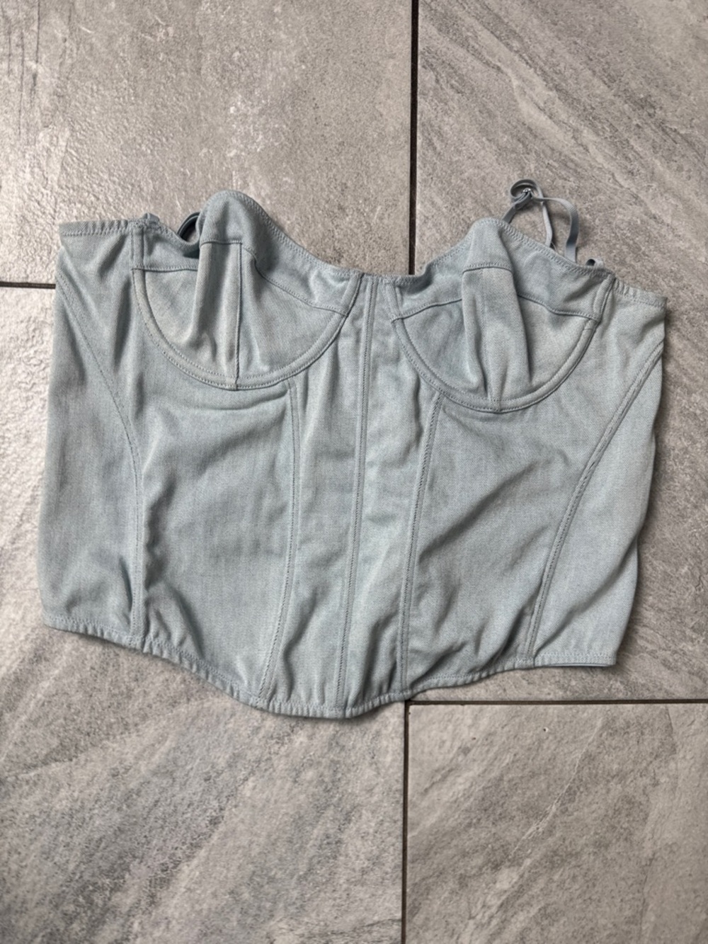 Out from under - Blue Corset Top
